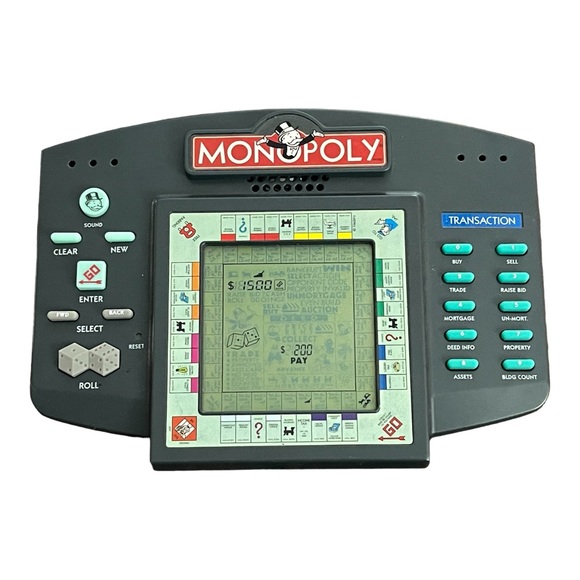 Hasbro Video Games & Consoles Vintage Hasbro 997 Monopoly Handheld